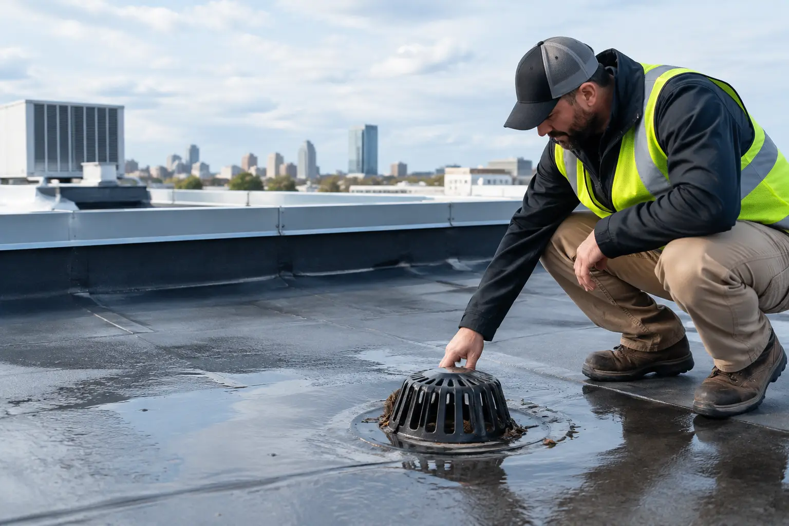 Commercial Roof Drainage Problems to Address