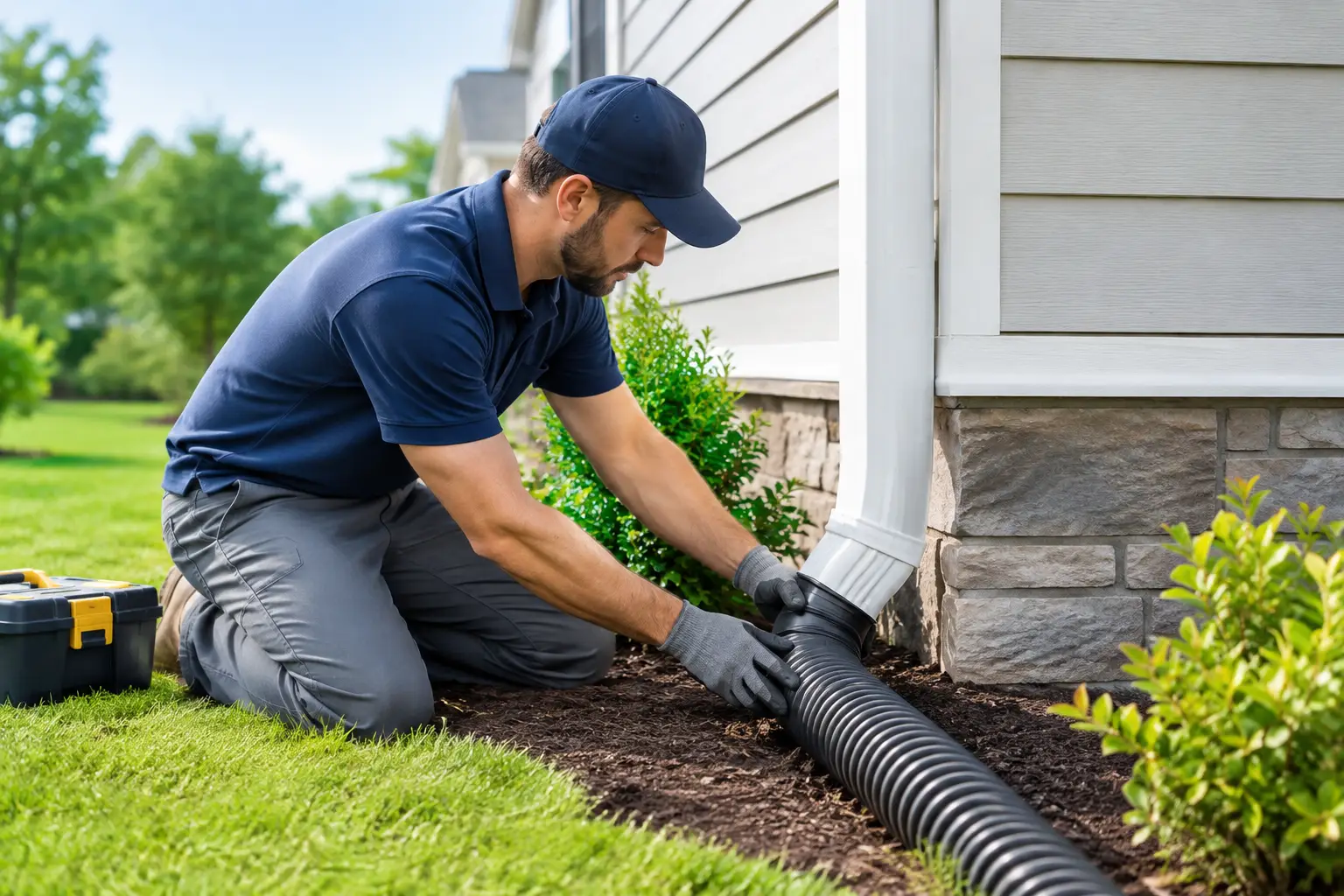 Downspout Drainage Repair NJ Stops Water Damage
