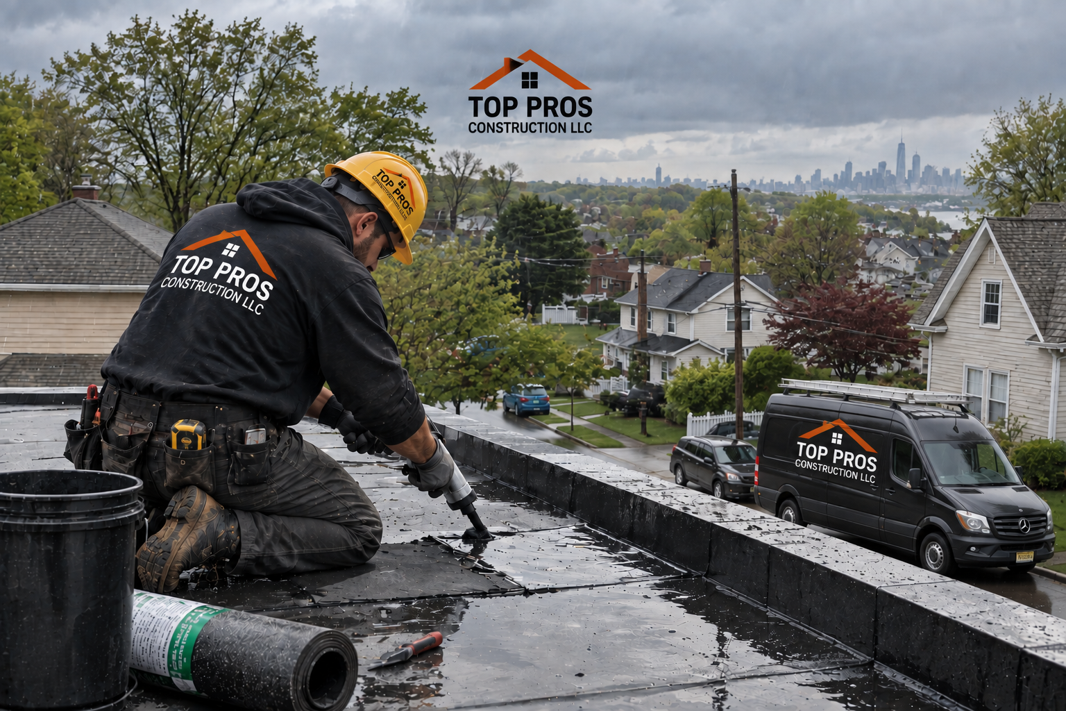 Emergency Flat Roof Leak Repair for NJ Homes